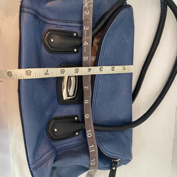 MAKOWSKY Blue Leather Hand Bag - Picture 3 of 5